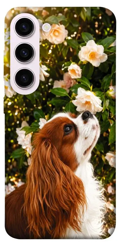TPU чохол Demsky Flower spaniel для Samsung Galaxy S23+