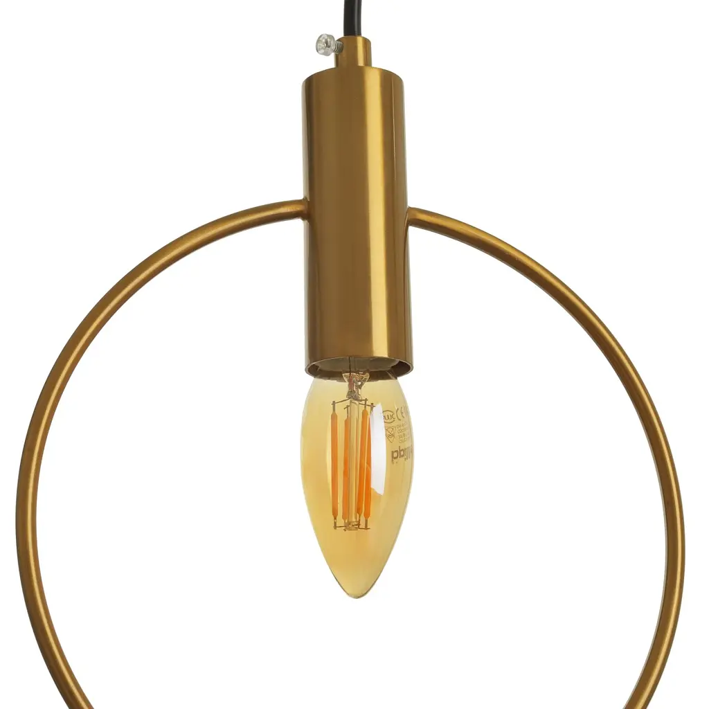 Люстра подвесная Brille лофт для кухни E14 40W BZ 200 (BL-869S/1) - фото 3