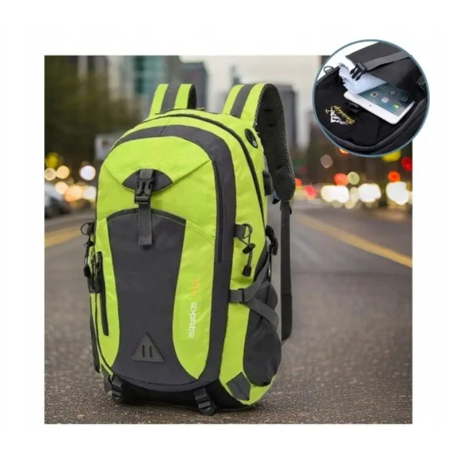 Рюкзак спортивний для ноутбука 17.4 Voltronic Alaska 40L 52x31x23cm Green - фото 4