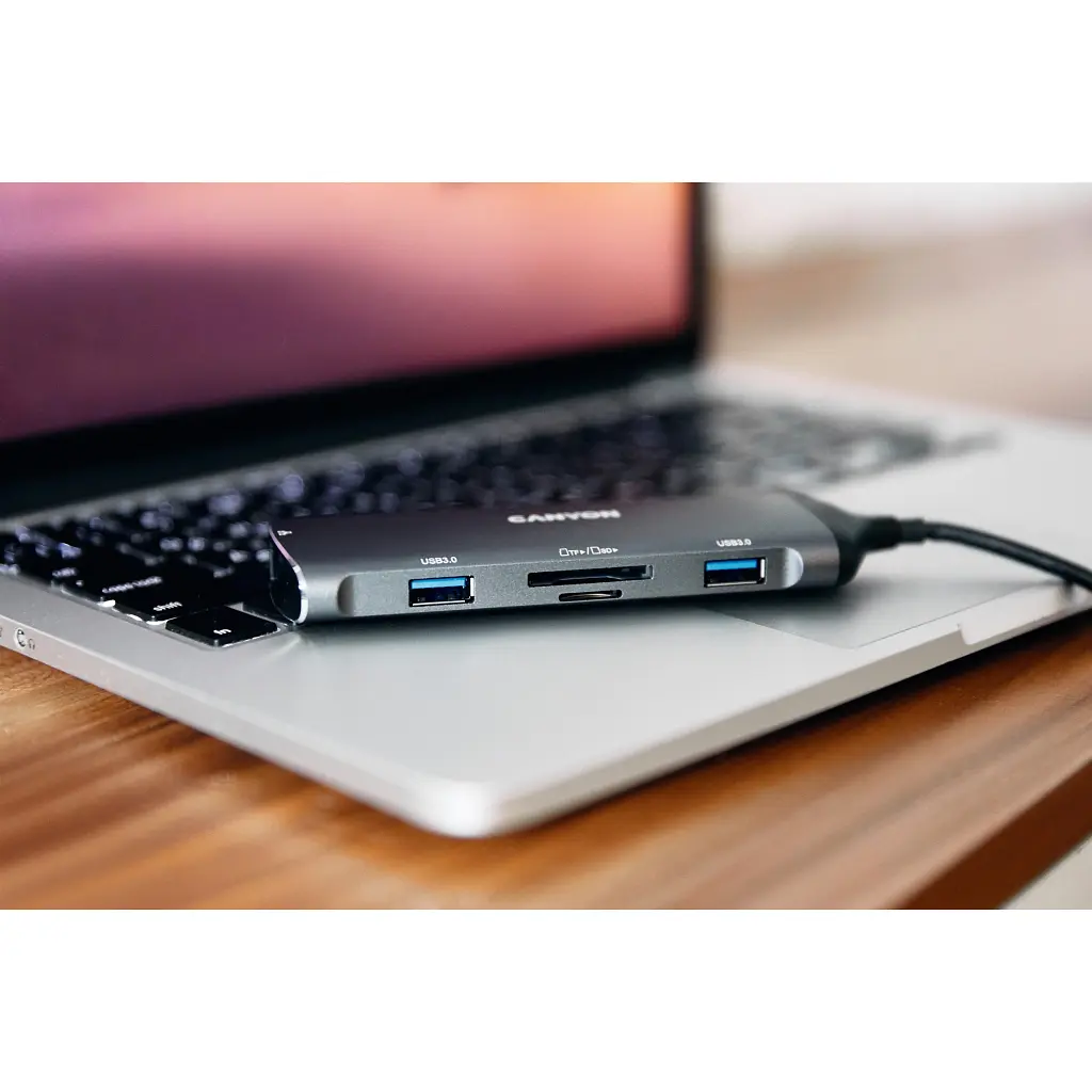 Порт-реплікатор Canyon 8-in-1 USB-C (CNS-TDS15) - фото 4