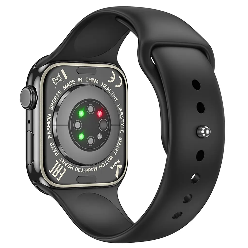 Смарт-годинник HOCO Y30 Smart sports watch(call version) Black - фото 3