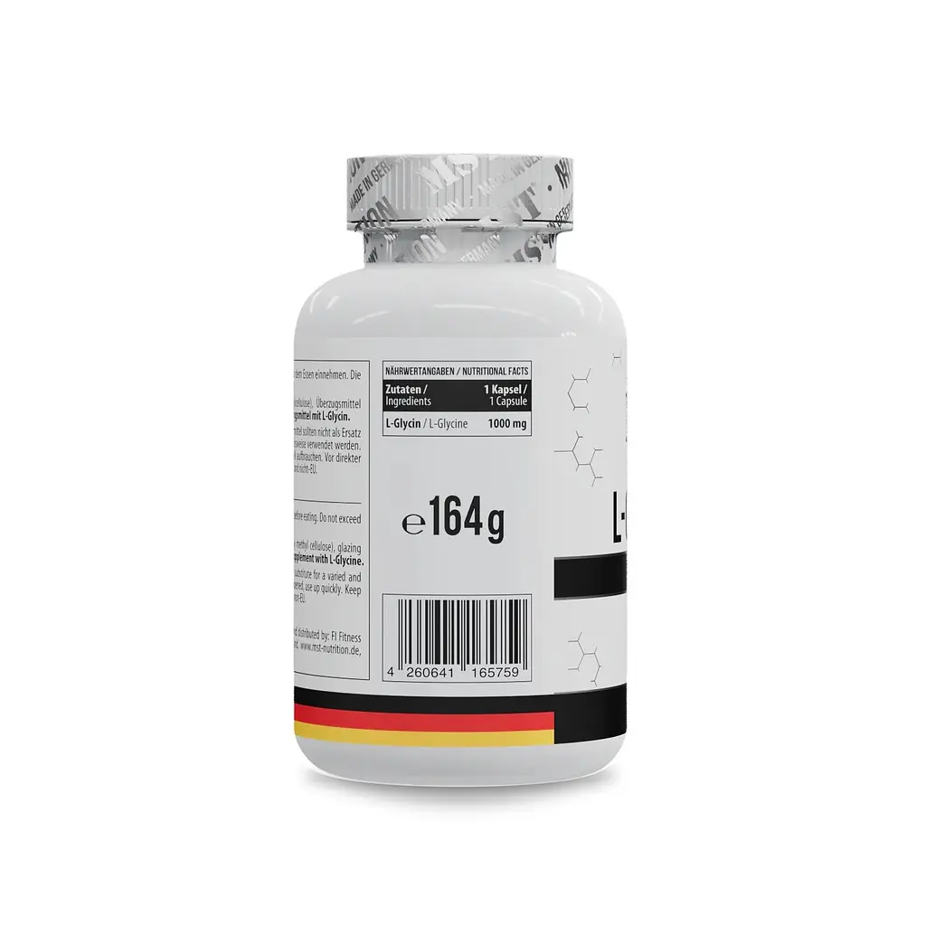 Гліцин MST Nutrition Glycine 1000 mg, 120 капсул для підтримки нервової системи - фото 3
