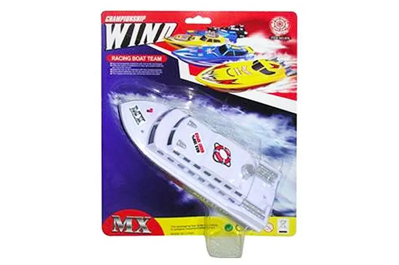 Іграшковий катер на батарейках Championship Wind Racing Boat Team 978-2 на блістері р.31, 5х9, 5х9см