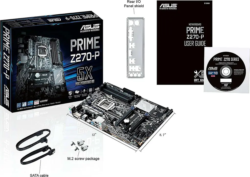 Материнська плата ASUS Prime Z270-P (Prime Z270-P) (Socket 1151, Intel Z270, ATX) Б/в - фото 5