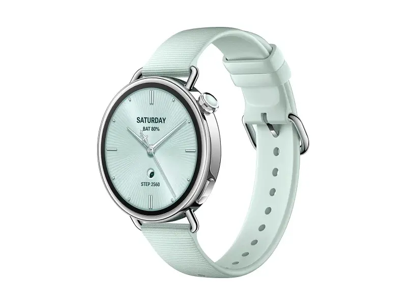 Смарт-годинник Xiaomi Watch S4 41mm Fluororubber Strap Mint Green BHR080CGL