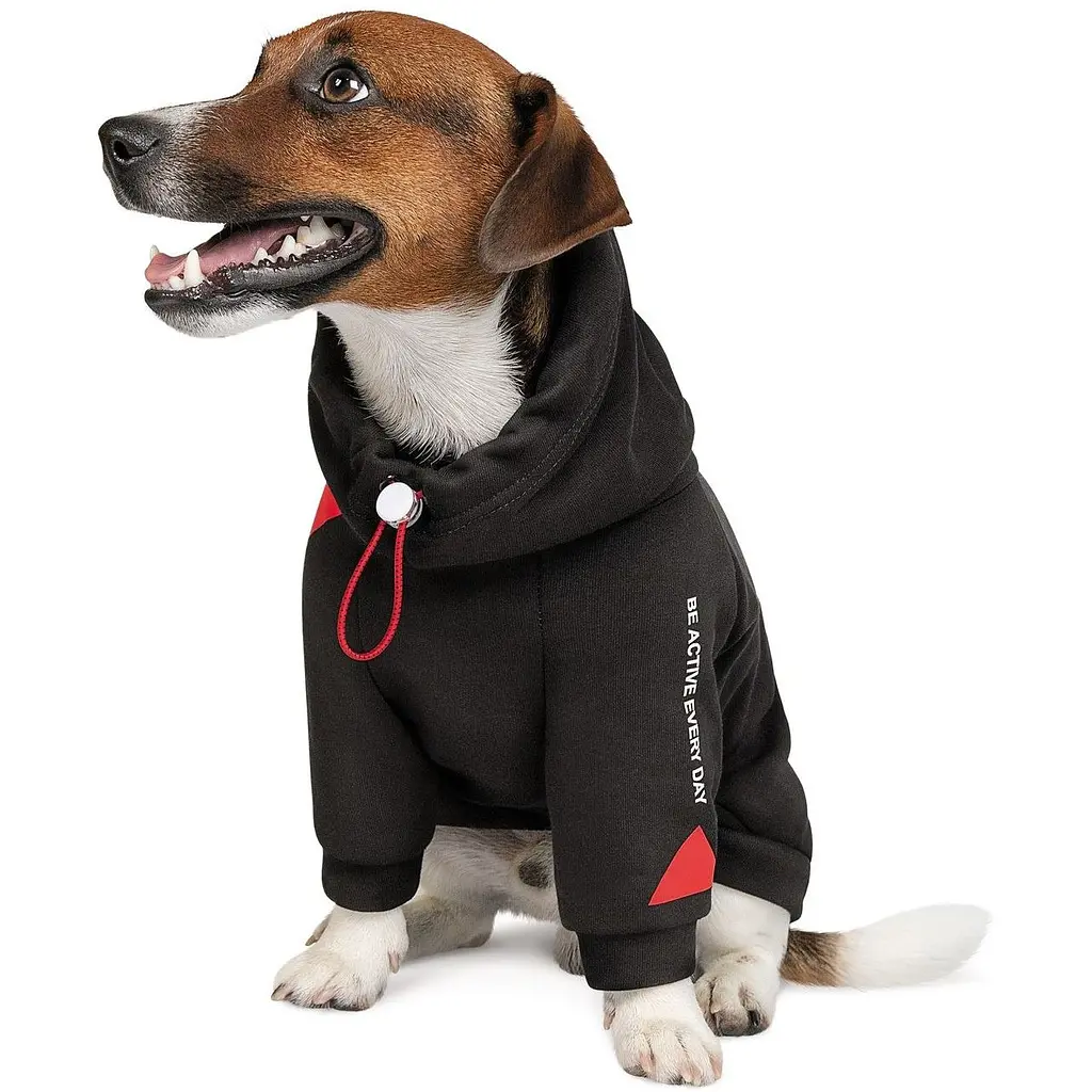 Худі для собак Pet Fashion Snoodie SM чорний - фото 2