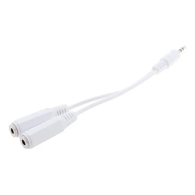 Переходник адаптер Cablexpert CCA-415W Mini-Jack 3.5 папа 2 x Mini-Jack 3.5 мама - фото 3