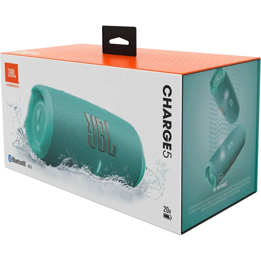 Портативна акустика JBL Charge 5 Teal [JBLCHARGE5TEAL] [59484] - фото 8