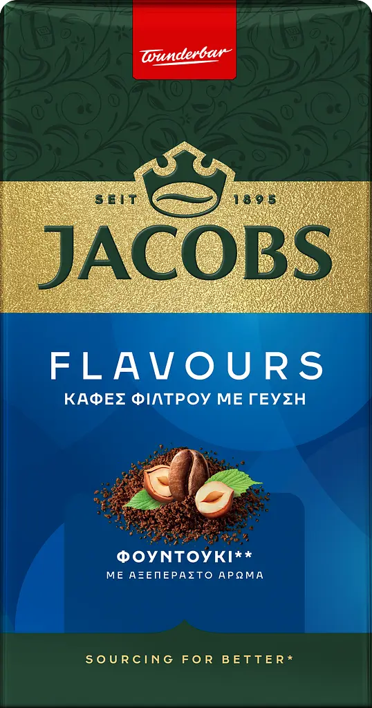 Кава натуральна смажена мелена зі смаком лісового горіха Jacobs Flavours к / у 250 г - фото 2