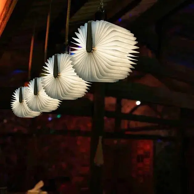 Складная настольная светодиодная лампа-книга XPRO Book Lamp с USB-зарядкой (44686-_299) - фото 6