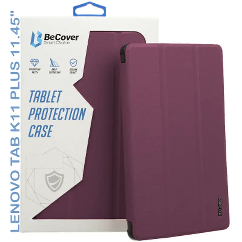 Чохол до планшета BeCover Smart Case Lenovo Tab K11 Plus TB-352F 11.45" Purple (711852) - фото 5
