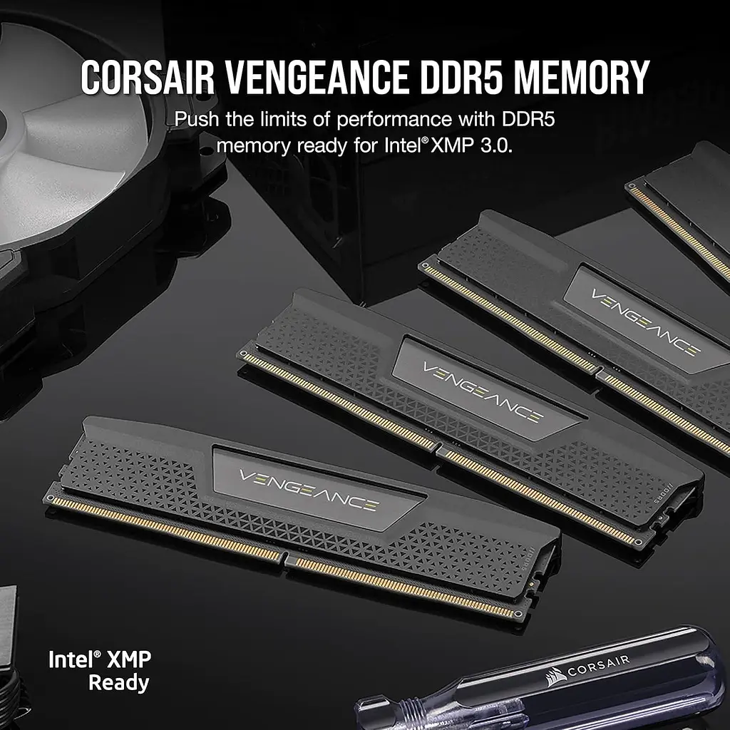 Модуль пам'яті Corsair DDR5 96GB (2x48) Vengeance 6800Mhz XMP Black (CMK96GX5M2B6800C40) - фото 5