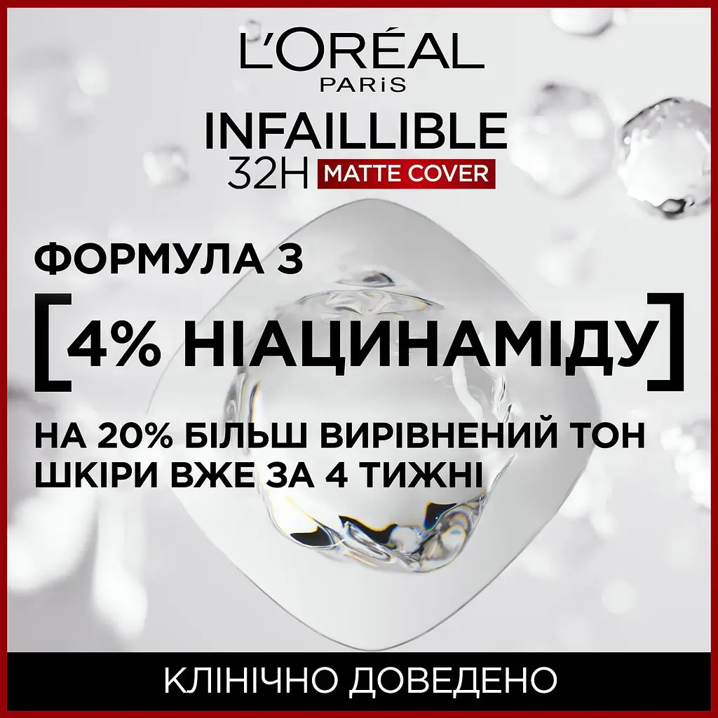 Тональний крем L'Oreal Paris Infaillible 32H Matte Cover SPF 25 відтінок 145 (Rose Beige) 30 мл - фото 5