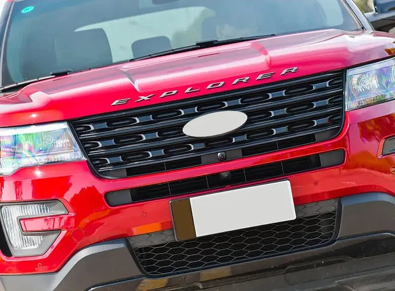 Емблема напис EXPLORER для Ford чорна матова 350×20 мм пластик (на скотчі) - фото 3