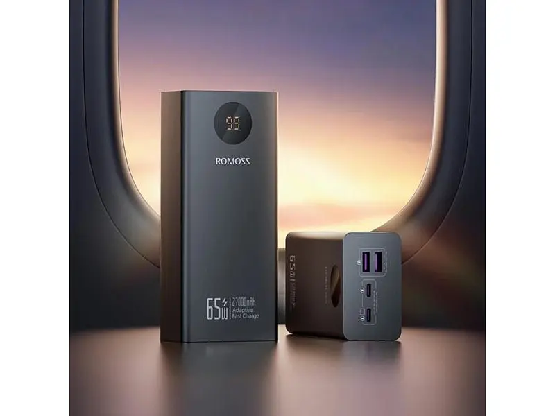 Зовнішній акумулятор (павербанк) Romoss PEA27S Pro 27000 mAh 65W Black (PEA27-282) - фото 11