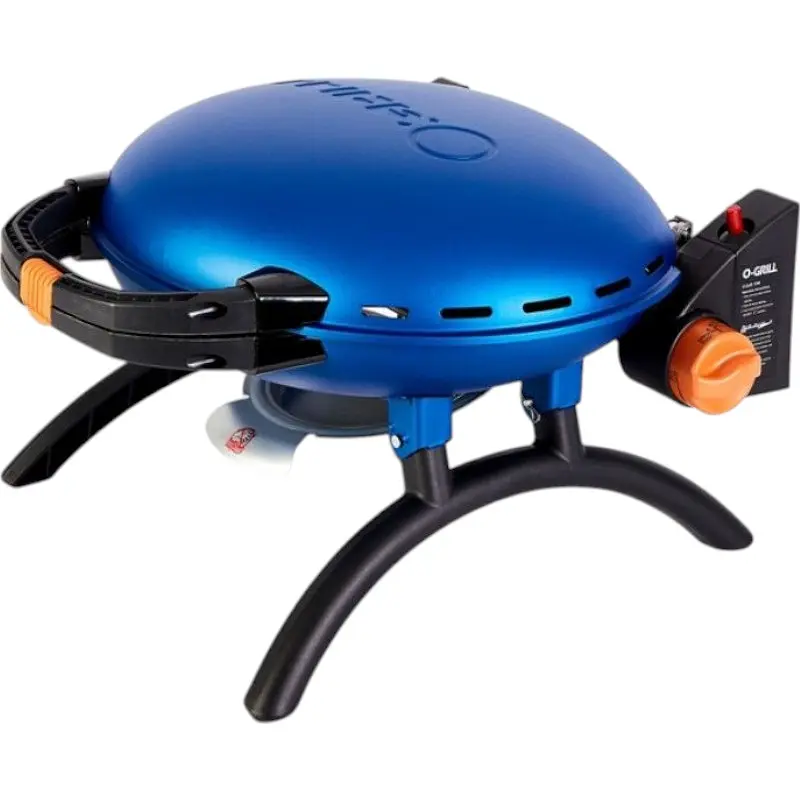 Портативний газовий гриль O-Grill 500 переносний, синій + шланг у подарунок! - фото 2