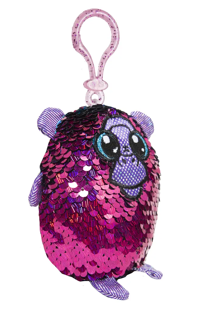 Мягкая игрушка-брелок Shimmeez S2 Хорошая Обезьянка, 9 см, фуксия (SH01052M) - фото 2