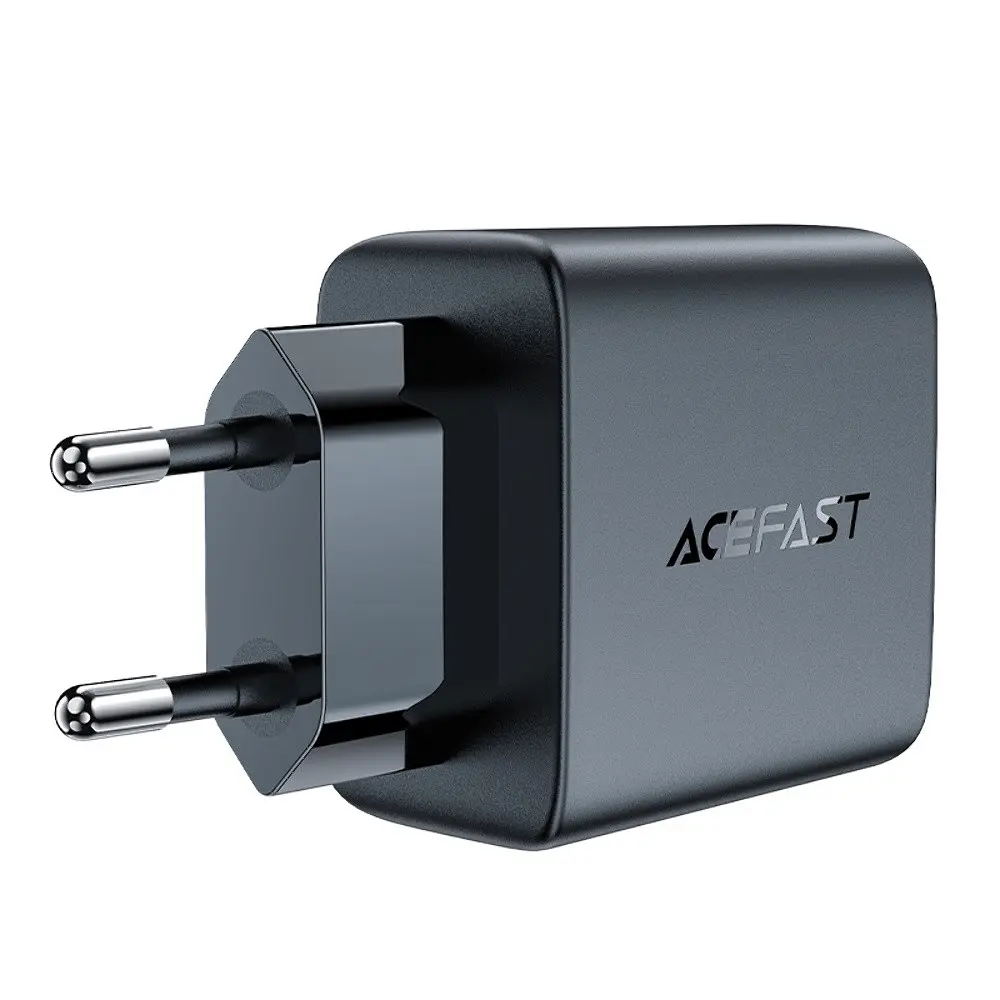 Зарядний пристрій Acefast A49 2 Type-C PD35W GaN чорний - фото 5