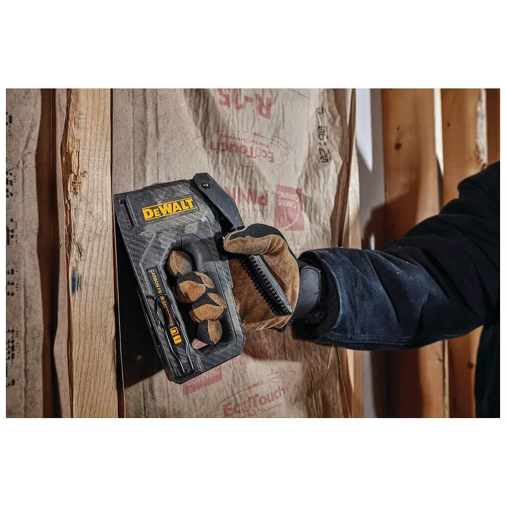 Степлер будівельний DeWALT CARBON FIBRE для скоб типу "G" 6-14мм, цвяхів типу "J" 12, 15мм. (DWHT80276-0) - фото 8