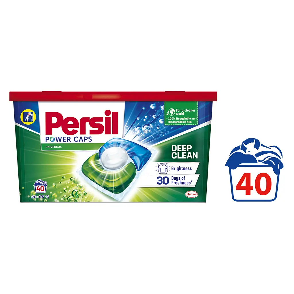 Капсули для прання Persil Power Caps Універсальні, 40 шт. - фото 2