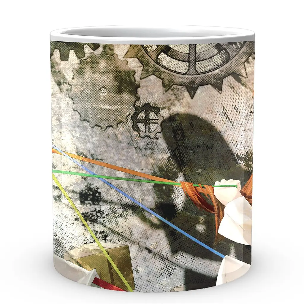 Кружка GeekLand Steins Gate Брама Штейна Макисе Ринтаро SG 17 330 мл белая - фото 2
