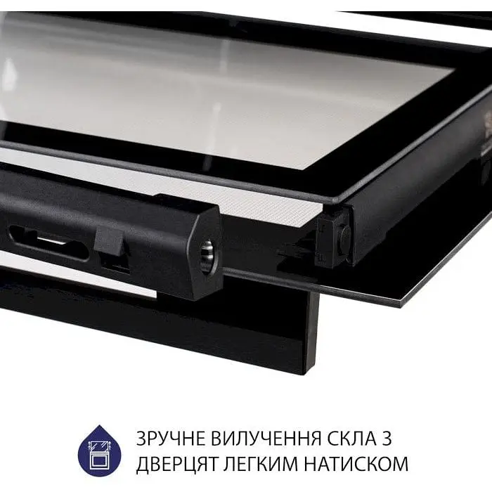 Духова шафа Minola EO 684 BL Чорна - фото 10