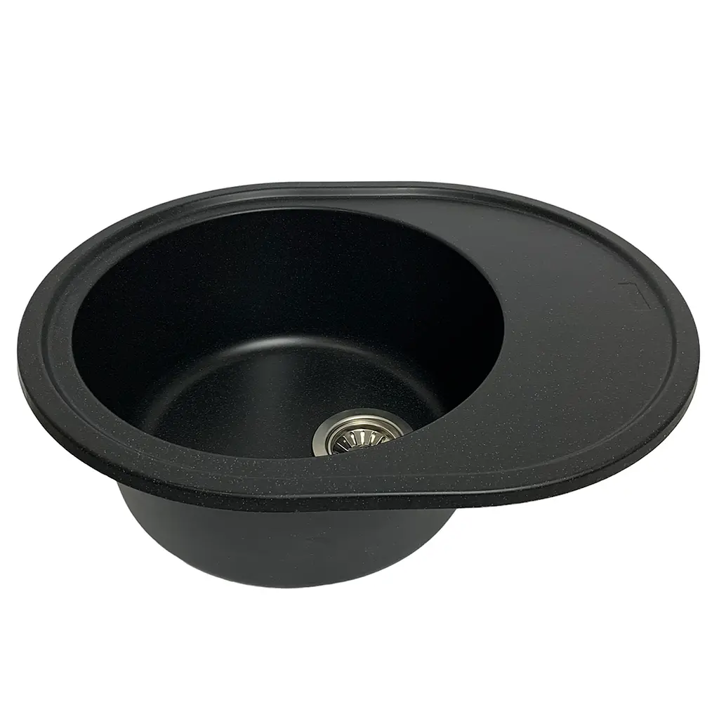 Кухонна мийка Adamant Vast 610x495x200 чорний 100001497, Чорний - фото 2