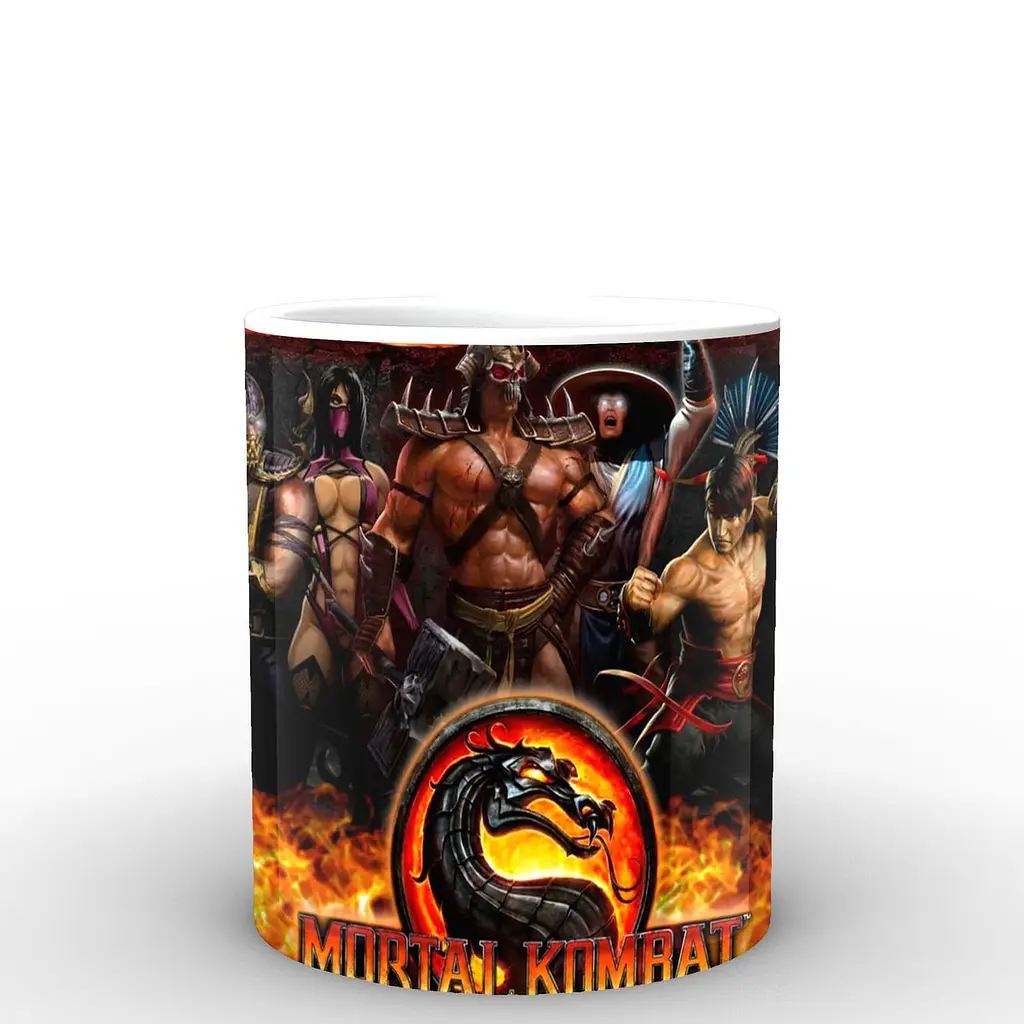 Кухоль GeekLand Mortal Kombat Мортал Комбат воїни MK.02.04 330 мл білий - фото 3