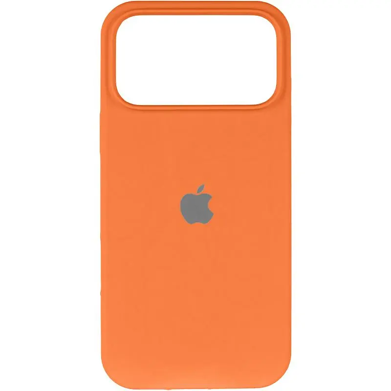 Чохол Epik Silicone Case Full Protective (AA) для Apple iPhone 17 Pro Max (6.9) Помаранчевий / Orange - фото 2