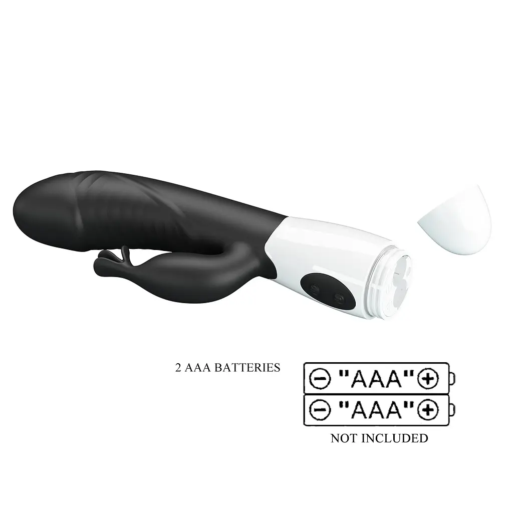 Вібратор Pretty Love Rasmussen Dual Vibrator Black - фото 8