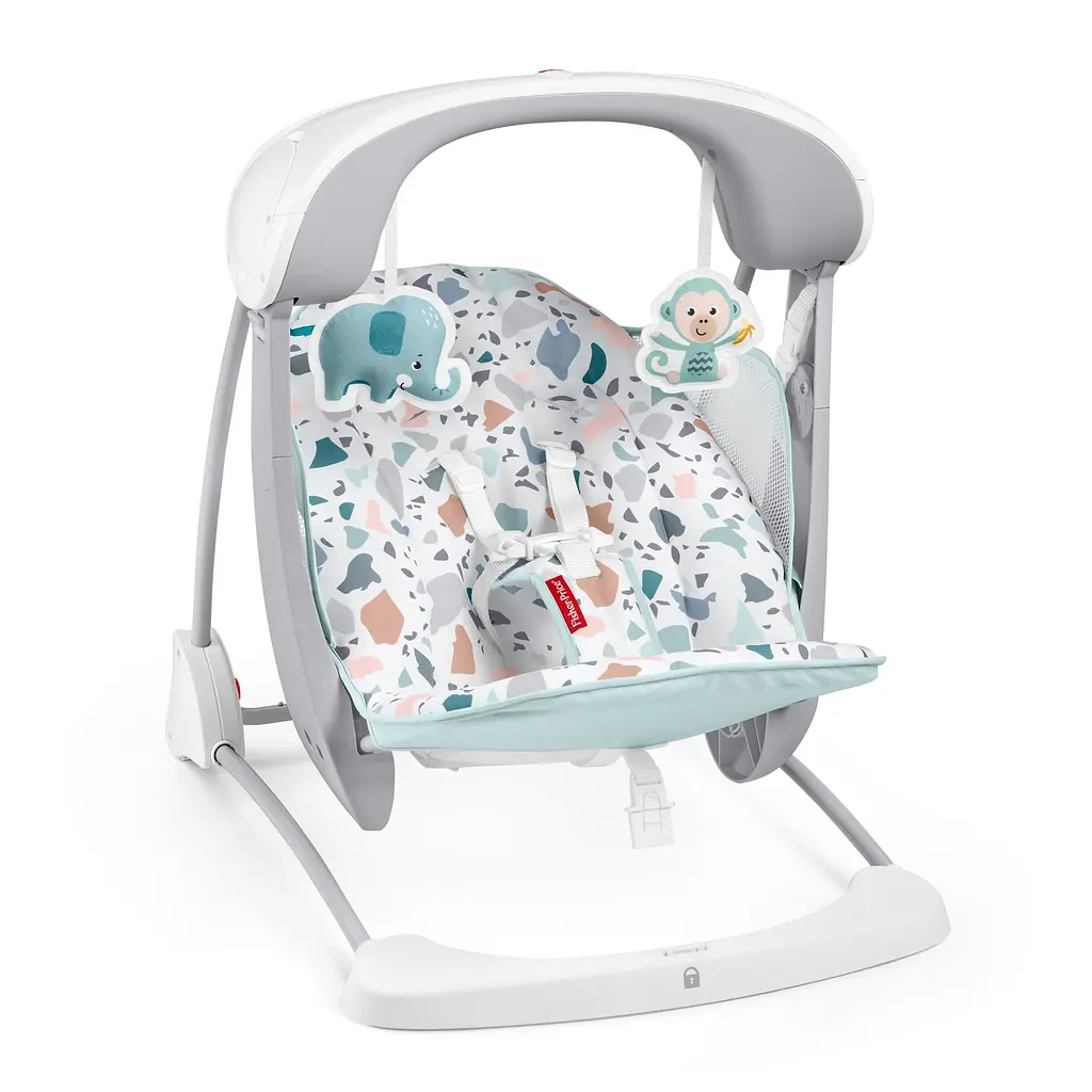 Портативная колыбель-качалка Fisher-Price Веселое качание (GPD12) - фото 1