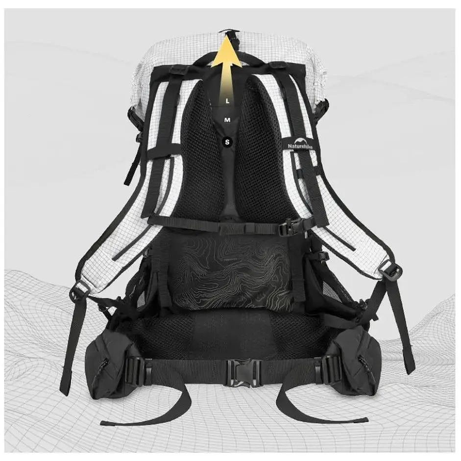 Рюкзак туристический Naturehike Helium CNK2450XB016 L 40 л черный  - фото 12
