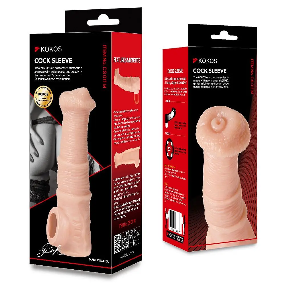 Насадка на член Kokos Cock Sleeve CS 011, M - фото 6