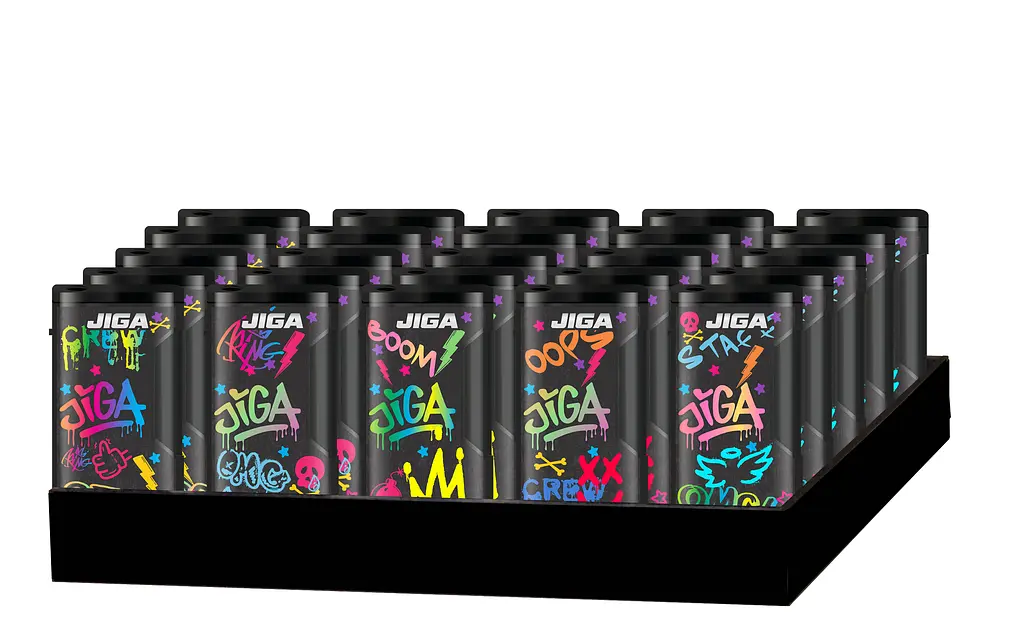Запальничка кишенькова багаторазова JIGA JLT-P01 "Graffiti JET" - фото 2