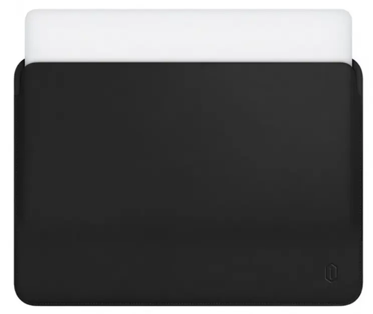 Чохол карман Wiwu Slim Stand Sleeve Leather Case для MacBook New 16 Skin Pro Black [72988] - фото 3