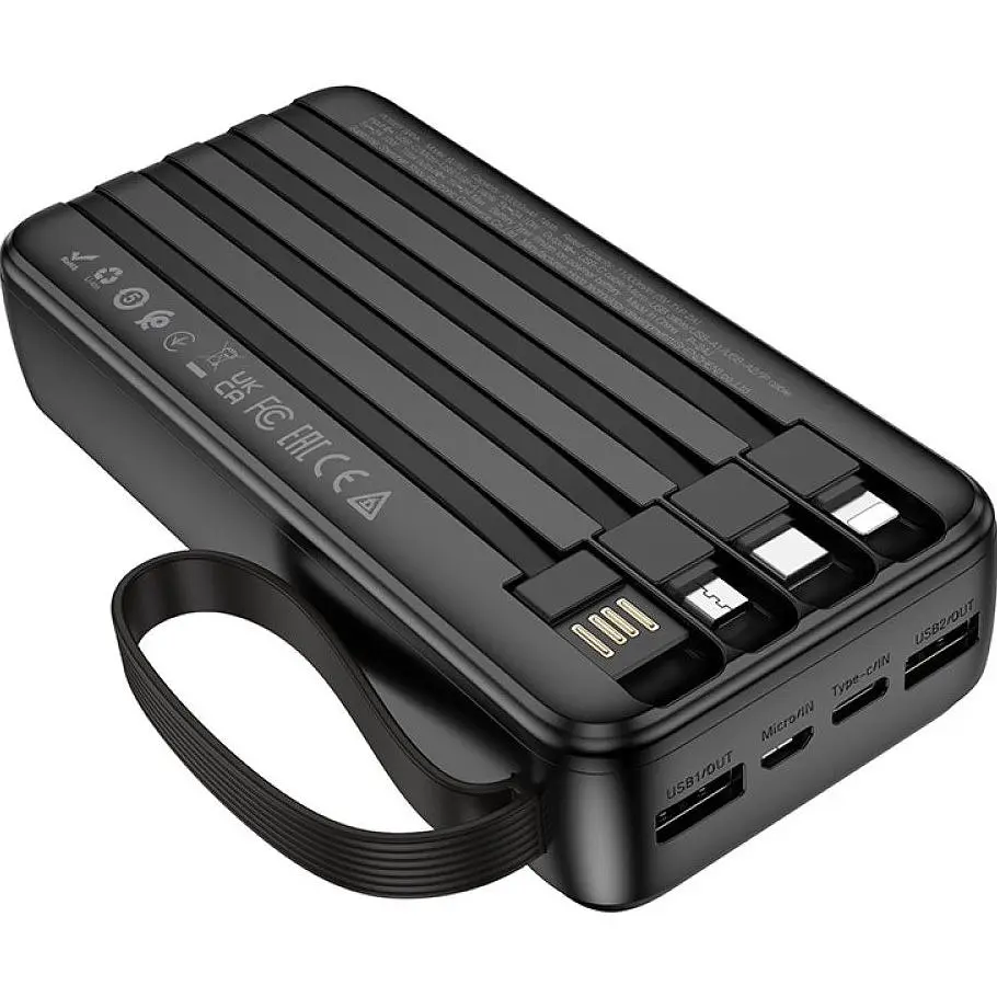Зовнішній акумулятор Borofone BJ76A 20000mAh 10W Black [161207] - фото 4