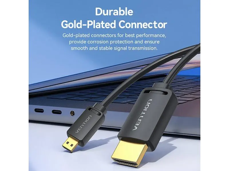 Кабель Vention HDMI to micro HDMI 1m Black (AGIBF) - фото 2