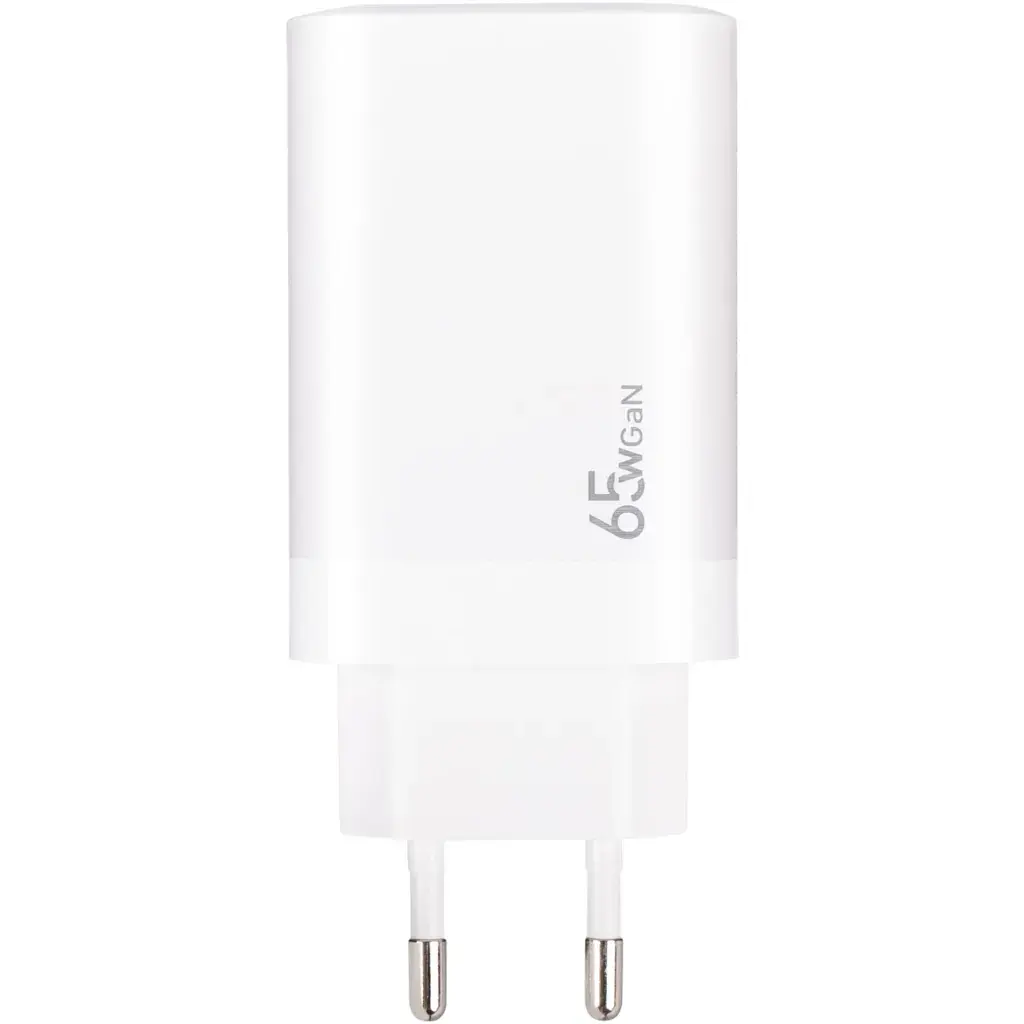 Зарядное устройство для XoKo 2xUSB-C PD65W + 1xUSB QC3.0 GaN white (XK-QC-630) - фото 5