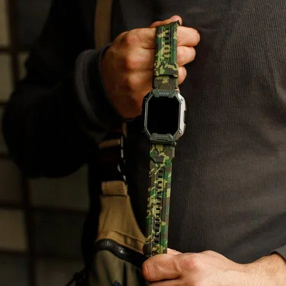 Розумний наручний годинник Smart UWatch Military (Камуфляж) - фото 7