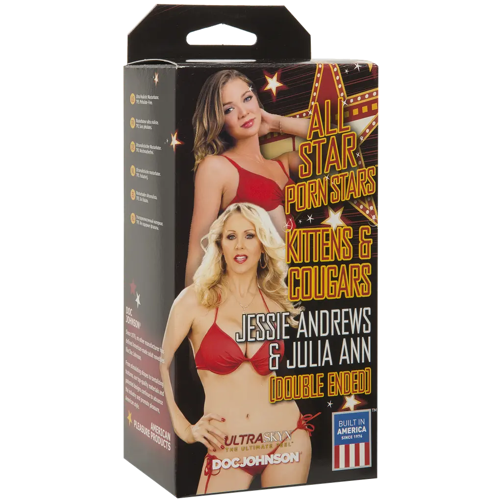 Двосторонній мастурбатор Doc Johnson Jessie Andrews and Julia Ann Ultraskyn Doc Johnson SO1591 21391