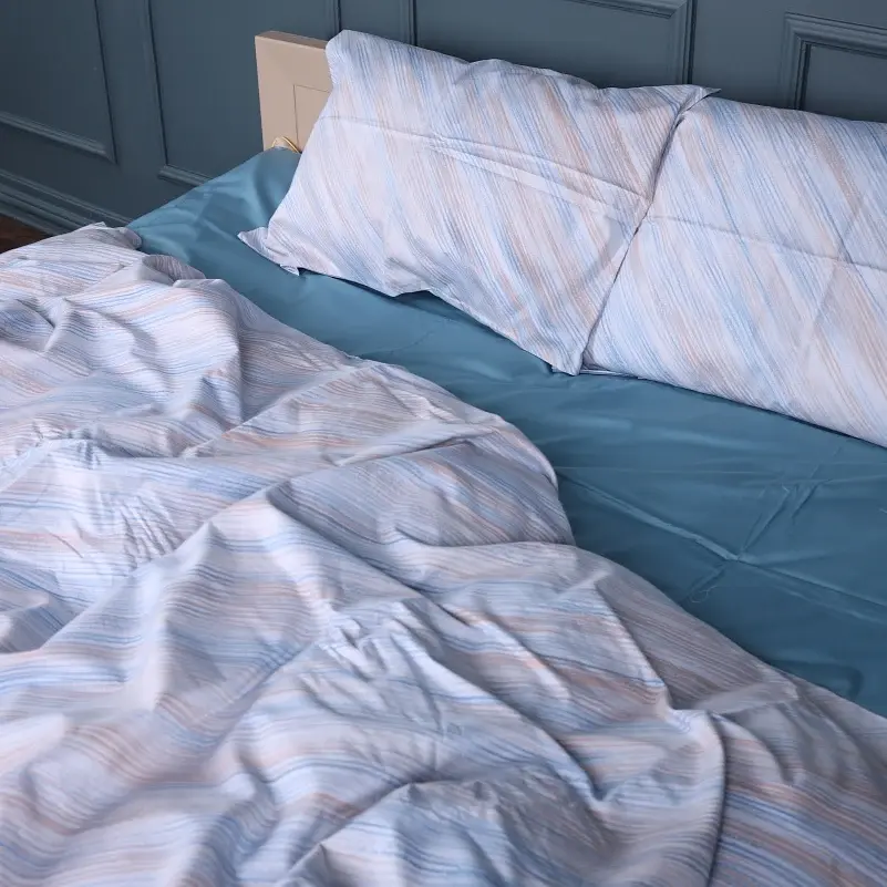 Наволочка MirSon Сатин Pastel Dream 40х60 см блакитна (2200011124216) - фото 4