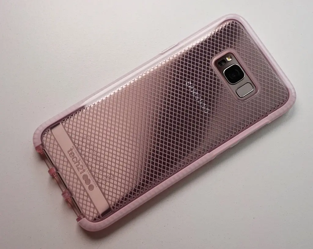 Чохол броньований протиударний Tech21 Liquid Crystal Samsung S8+ Plus SM-G955U Рожевий - фото 9
