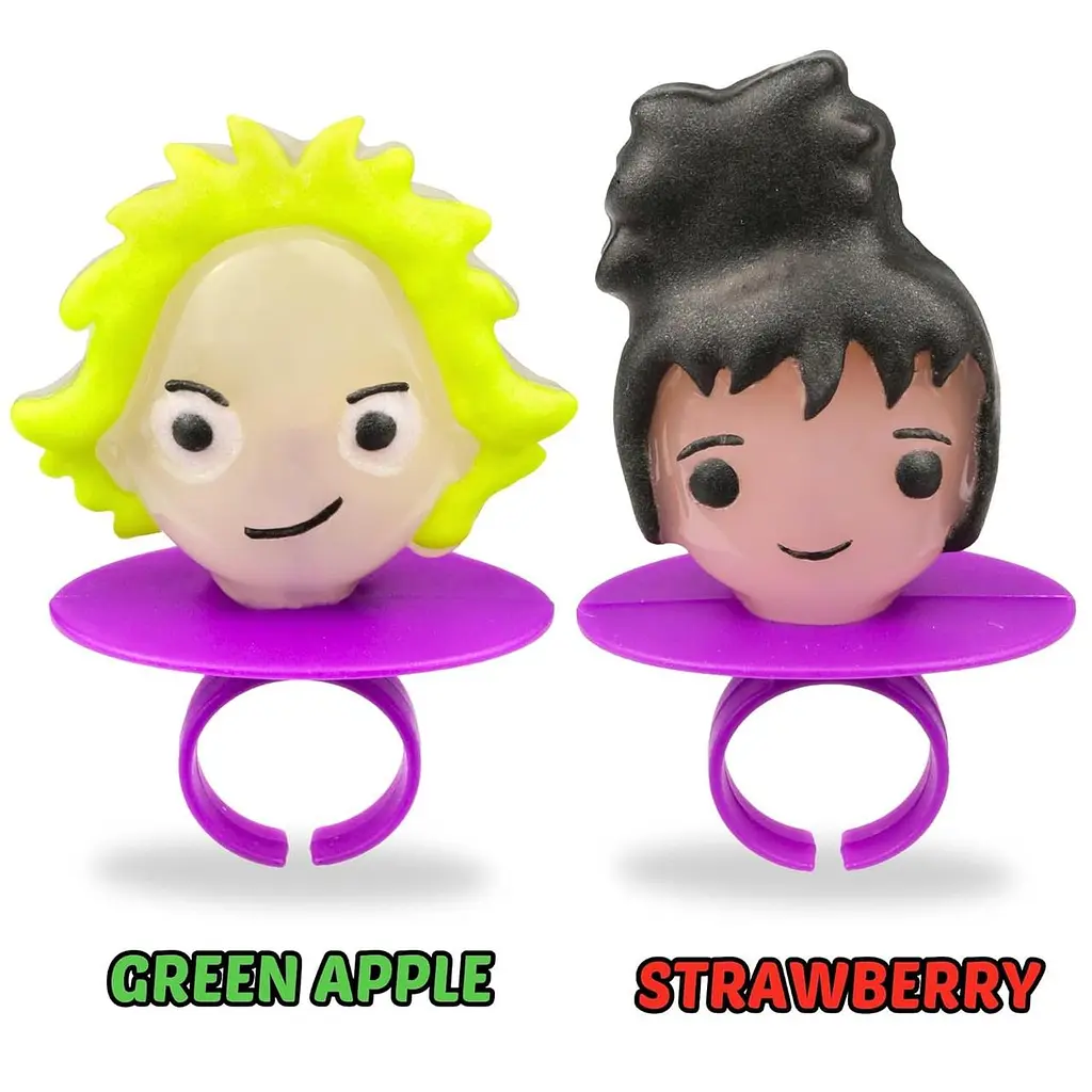 Льодяники у формі кілець Beetlejuice Lollipop Rings Box 20шт 240 г - фото 3