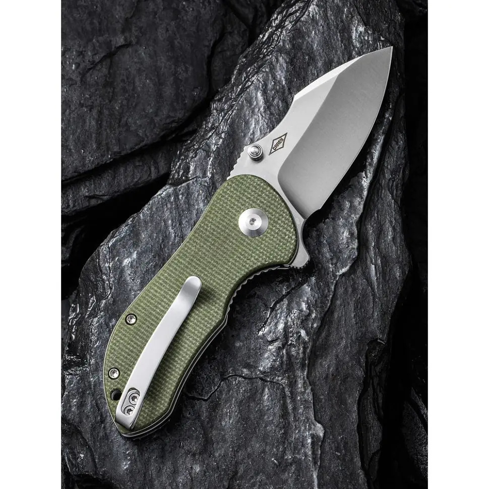 Ніж складаний кишеньковий Civivi Gordo, (6.4 см) D2 / Micarta оливковий - фото 11