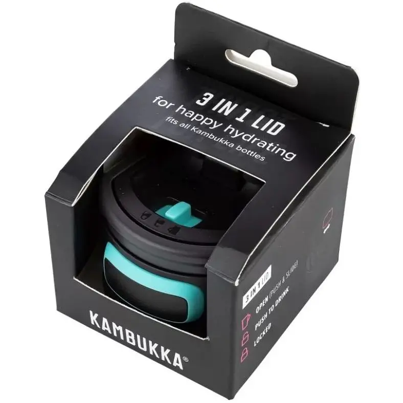 Кришка Kambukka Elton 3 в 1 з технологією Snapclean чорна (L03012) - фото 4