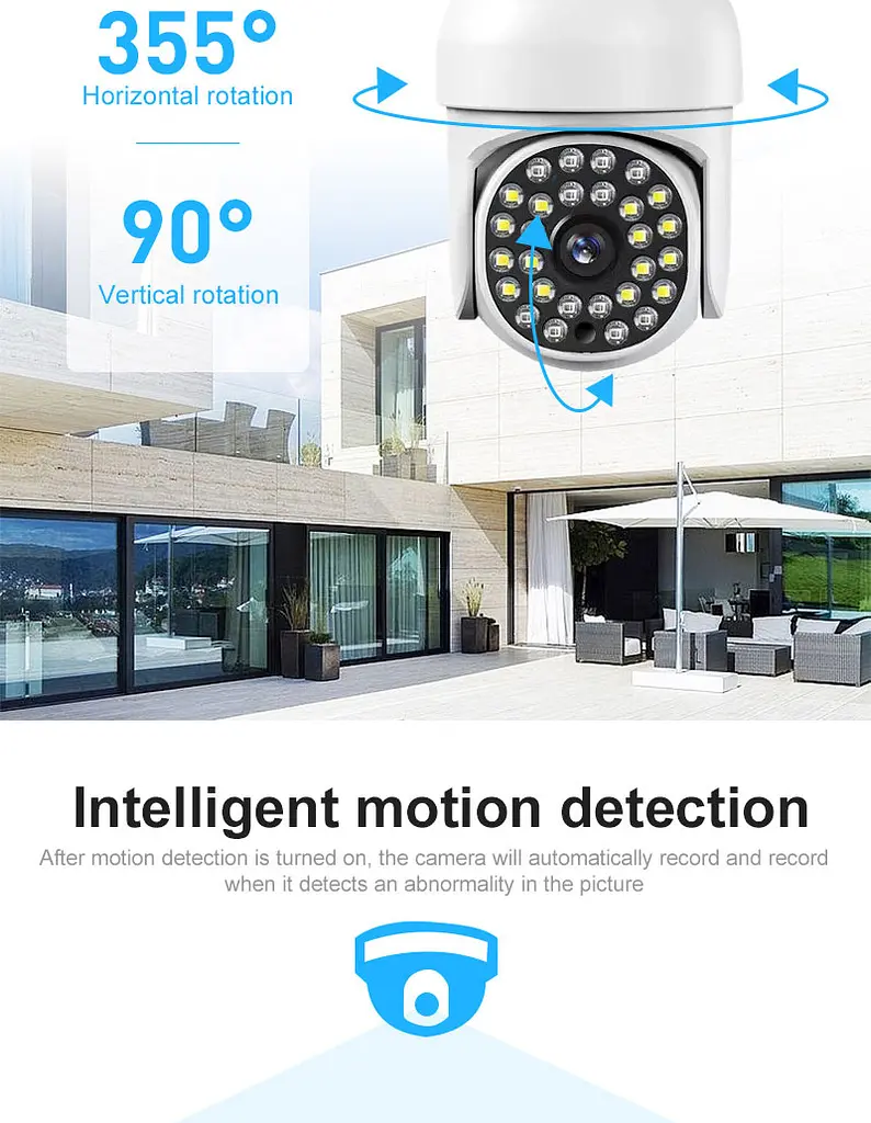 Камера відеоспостереження 5Мп з нічною зйомкою та керуванням від програми Ziicam HX A 1536C - фото 7