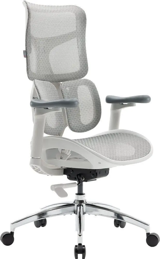 Ігрове крісло Sihoo DORO S100 Mesh White (S100-M302) - фото 2