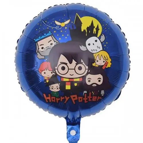 Кулька 18" (45см) Коло Гаррі Поттер на синьому 0008-067