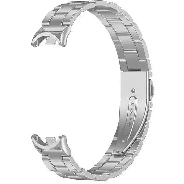 Фитнес-браслет Xiaomi Smart Band 9 Titan Gray + металлический ремешок Type C Silver - фото 6