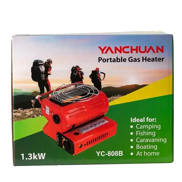 Обогреватель газовый Portable Gas Heater YC-808B с нагревательным керамическим элементом 1,3 кВт Shenzhen HPYC808B - фото 7
